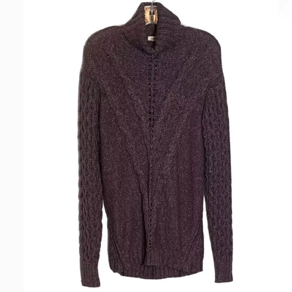 Matilda Jane | Dixie Sweater Turtleneck Side Zippers Cable Knit Long Sleeve - Picture 2 of 8